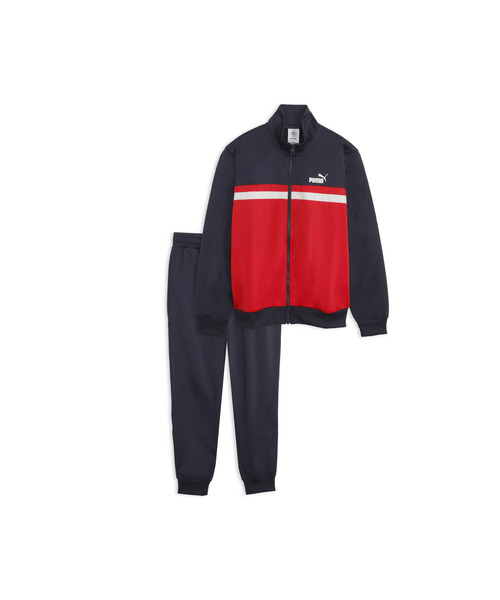 PUMA(プーマ)の「PUMA プーマ メンズ ポリ カラーブロック スーツ 上下セット(ジャージ・メンズ・ネイビー/ブラック/ダークブラウン系・XX-LARGE/X-LARGE/LARGE/SMALL/MEDIUM)」の18枚目の写真