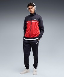 PUMA プーマ メンズ ポリ カラーブロック スーツ 上下セット