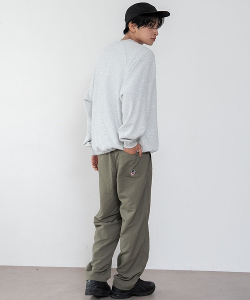 Kaepa(ケイパ)の「WEGO/Kaepaナイロンワイドパンツ(スウェットパンツ・メンズ・ブラウン/ネイビー/ナチュラル・MEDIUM/LARGE/X-LARGE)」の10枚目の写真