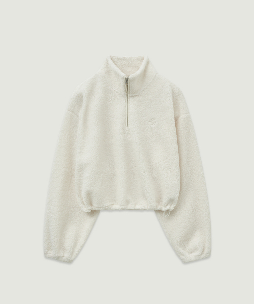 LMOOD WOMEN（エルムード ウーマン）の「BOUCLE Fleece Half Zip Snow White（ニット/セーター・レディース・その他・FREE）」の2枚目の写真