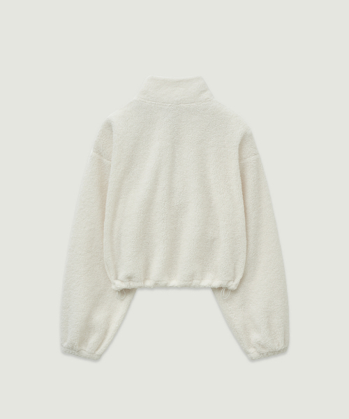 LMOOD WOMEN（エルムード ウーマン）の「BOUCLE Fleece Half Zip Snow White（ニット/セーター・レディース・その他・FREE）」の3枚目の写真