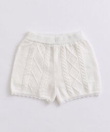 ニットケーブルパンツ