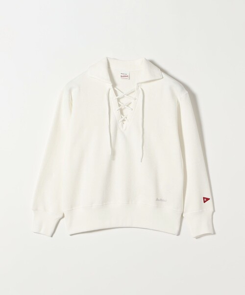 SHIPS any(シップス エニィ)の「Healthknit:〈洗濯機可能〉裏起毛 クラシック スウェット(Tシャツ/カットソー・レディース・オフホワイト/ライトグレー・ONE SIZE)」の1枚目の写真