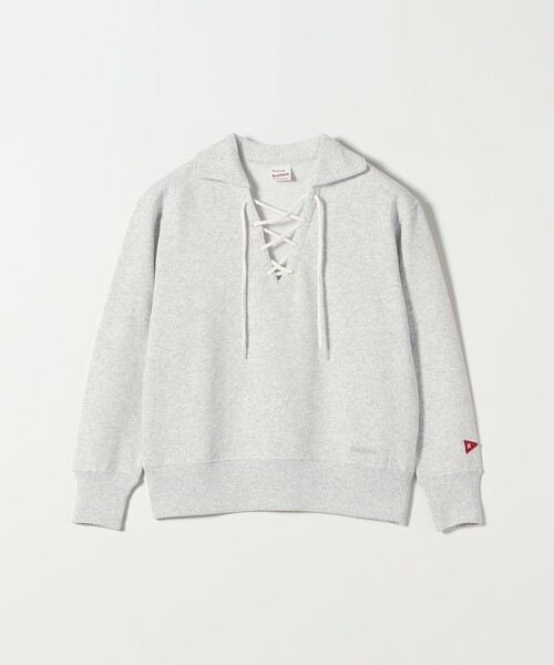 SHIPS any(シップス エニィ)の「Healthknit:〈洗濯機可能〉裏起毛 クラシック スウェット(Tシャツ/カットソー・レディース・オフホワイト/ライトグレー・ONE SIZE)」の2枚目の写真