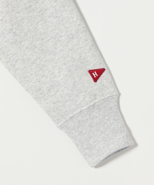 SHIPS any(シップス エニィ)の「Healthknit:〈洗濯機可能〉裏起毛 クラシック スウェット(Tシャツ/カットソー・レディース・オフホワイト/ライトグレー・ONE SIZE)」の5枚目の写真