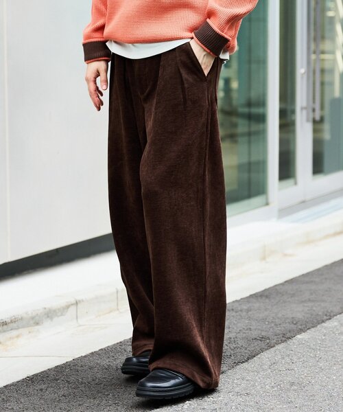 CIAOPANIC TYPY(チャオパニックティピー)の「【UNISEX】モールタックストレートワイドパンツ(その他パンツ・メンズ・ブラック/ブラウン/グリーン・SMALL/MEDIUM/LARGE)」の17枚目の写真