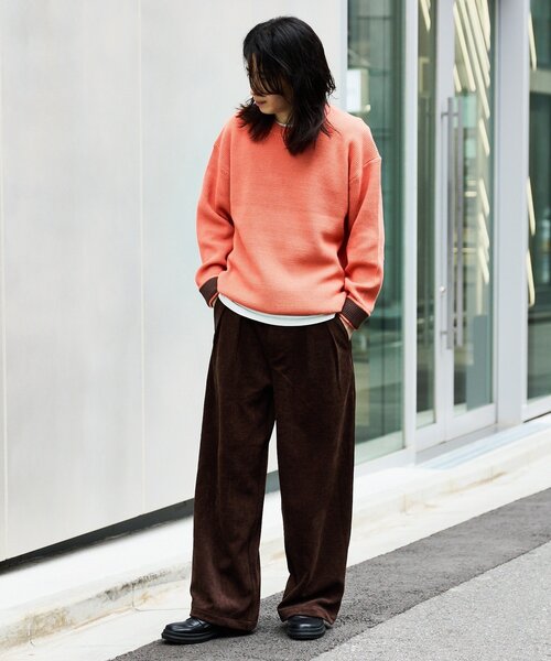 CIAOPANIC TYPY(チャオパニックティピー)の「【UNISEX】モールタックストレートワイドパンツ(その他パンツ・メンズ・ブラック/ブラウン/グリーン・SMALL/MEDIUM/LARGE)」の19枚目の写真
