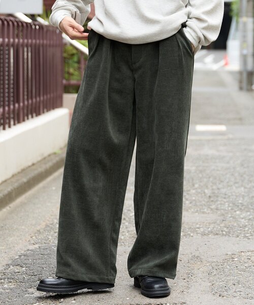 CIAOPANIC TYPY(チャオパニックティピー)の「【UNISEX】モールタックストレートワイドパンツ(その他パンツ・メンズ・ブラック/ブラウン/グリーン・SMALL/MEDIUM/LARGE)」の22枚目の写真