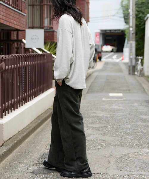 CIAOPANIC TYPY(チャオパニックティピー)の「【UNISEX】モールタックストレートワイドパンツ(その他パンツ・メンズ・ブラック/ブラウン/グリーン・SMALL/MEDIUM/LARGE)」の15枚目の写真