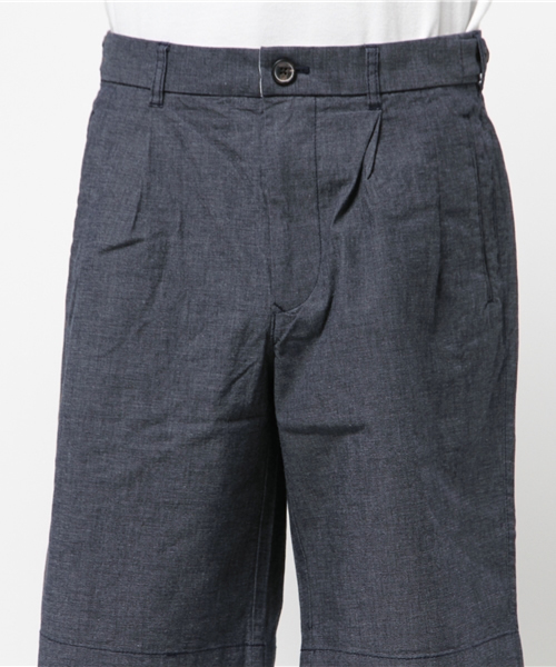 GLOBAL WORK（グローバルワーク）の「ストレッチワイドタックショーツ/710471（その他パンツ・メンズ・ライトグリーン/ネイビー・LARGE/SMALL/MEDIUM）」の6枚目の写真