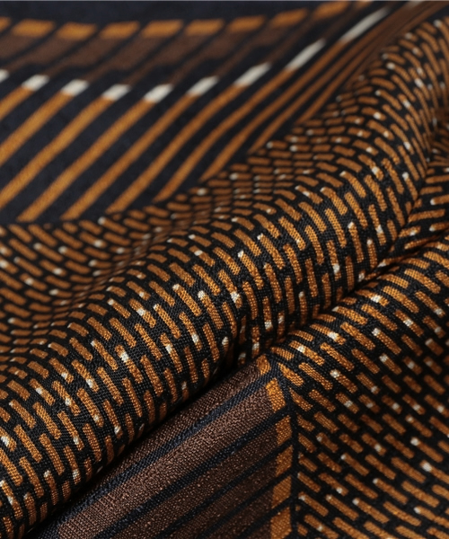 FIGARO Paris（フィガロパリ）の「SHIRTA PORTE アフリカンガラ スカート◆（スカート・レディース・ブラウン・40/38）」の9枚目の写真