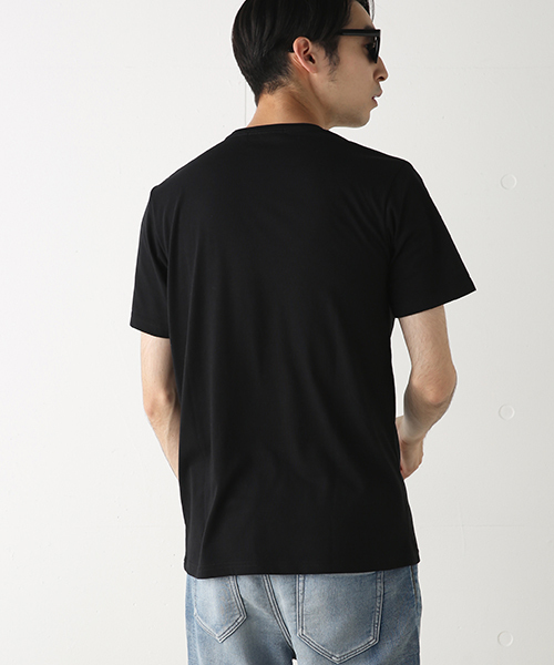 AZUL by moussy(アズールバイマウジー)の「TC天竺SIGHT半袖クルーネックT(Tシャツ/カットソー・メンズ・ライトピンク/ブラック/トップグレー/ホワイト・XX-LARGE/SMALL/X-LARGE/X-SMALL/MEDIUM/LARGE)」の21枚目の写真