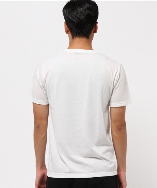 AZUL by moussy(アズールバイマウジー)の「TC天竺SIGHT半袖クルーネックT(Tシャツ/カットソー・メンズ・ライトピンク/ブラック/トップグレー/ホワイト・XX-LARGE/SMALL/X-LARGE/X-SMALL/MEDIUM/LARGE)」の6枚目の写真