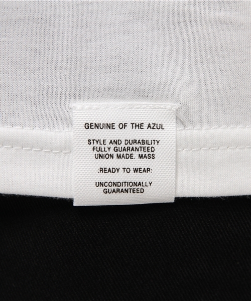 AZUL by moussy(アズールバイマウジー)の「TC天竺SIGHT半袖クルーネックT(Tシャツ/カットソー・メンズ・ライトピンク/ブラック/トップグレー/ホワイト・XX-LARGE/SMALL/X-LARGE/X-SMALL/MEDIUM/LARGE)」の10枚目の写真