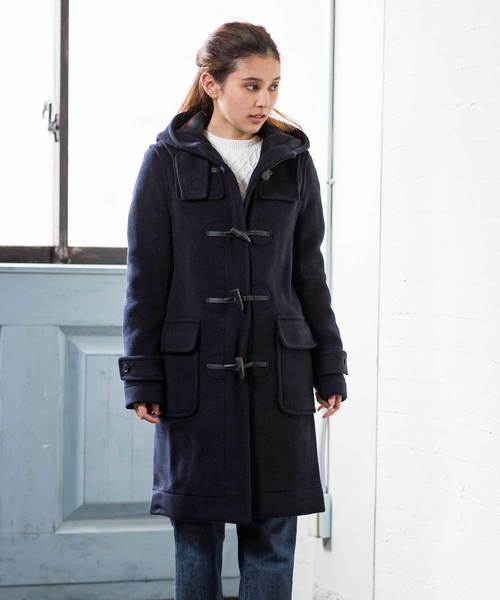 LONDON TRADITION（ロンドントラディション）の「LONDON TRADITION 英国製ダッフルコート ERICA LONG（ダッフルコート・レディース・ネイビー/チャコールグレー/イエロー/オレンジ/ベージュ/ダークオリーブ/ブラウン/ブラック/ライトブルー/ベージュ系その他/レッド・LARGE/MEDIUM）」の12枚目の写真