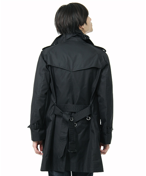 BEAUTY&YOUTH UNITED ARROWS（ビューティーアンドユースユナイテッドアローズ）の「BY I T/C GABER TRENCH◆（トレンチコート・メンズ・ブラック/ベージュ・SMALL/MEDIUM/LARGE）」の8枚目の写真