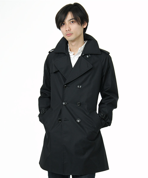 BEAUTY&YOUTH UNITED ARROWS（ビューティーアンドユースユナイテッドアローズ）の「BY I T/C GABER TRENCH◆（トレンチコート・メンズ・ブラック/ベージュ・SMALL/MEDIUM/LARGE）」の7枚目の写真
