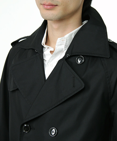 BEAUTY&YOUTH UNITED ARROWS（ビューティーアンドユースユナイテッドアローズ）の「BY I T/C GABER TRENCH◆（トレンチコート・メンズ・ブラック/ベージュ・SMALL/MEDIUM/LARGE）」の4枚目の写真