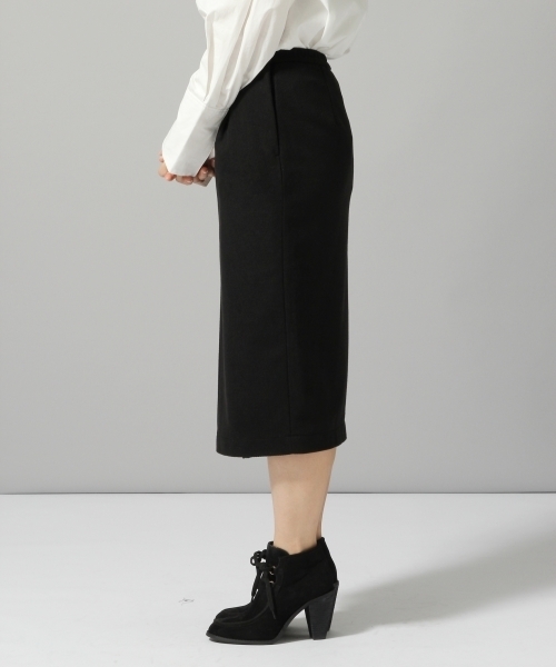 HARE（ハレ）の「フロントタックペンシルスカート(HARE)（スカート・レディース・ブラック/グレー系その他/ブラウン/ブラック系その他・MEDIUM/SMALL）」の9枚目の写真