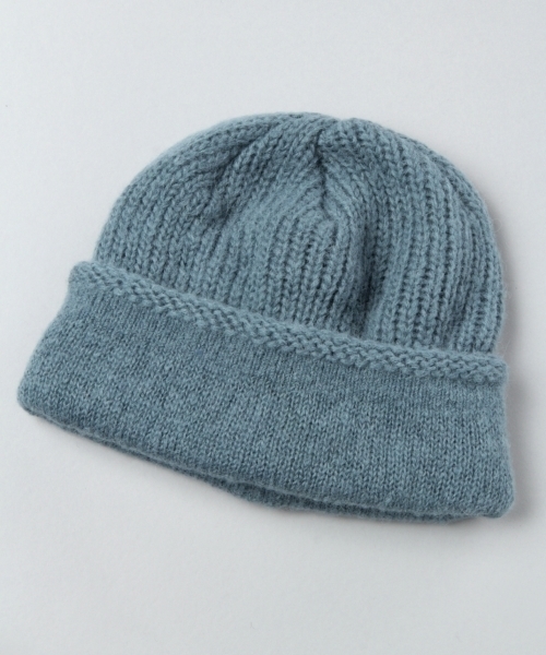 HARE（ハレ）の「アルパカワッチ(HARE)（ニットキャップ/ビーニー・レディース・ブラック/グレー/ブルー・FREE）」の3枚目の写真