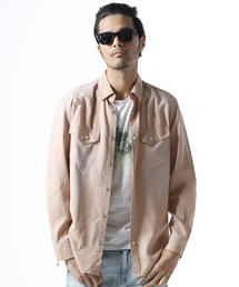 JACKROSE | テンセルカラーウエスタンシャツ(シャツ/ブラウス)