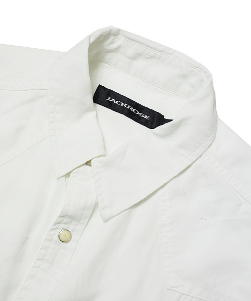 JACKROSE（ジャックローズ）の「テンセルカラーウエスタンシャツ（シャツ/ブラウス・メンズ・ベージュ/ネイビー/ピンク/ホワイト・L/M/XL）」の5枚目の写真