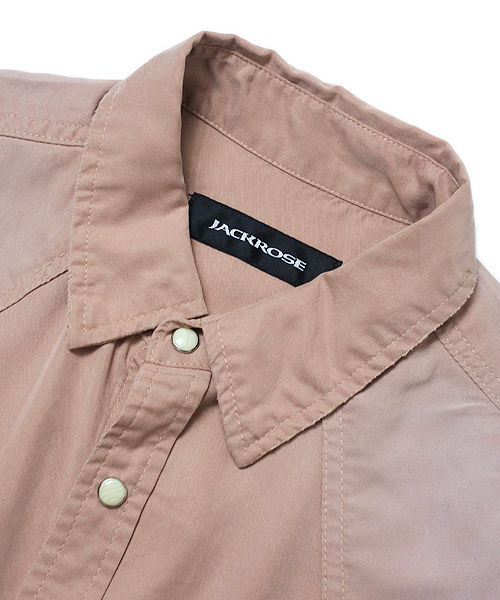 JACKROSE（ジャックローズ）の「テンセルカラーウエスタンシャツ（シャツ/ブラウス・メンズ・ベージュ/ネイビー/ピンク/ホワイト・L/M/XL）」の17枚目の写真