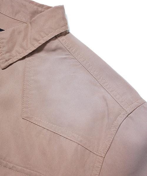 JACKROSE（ジャックローズ）の「テンセルカラーウエスタンシャツ（シャツ/ブラウス・メンズ・ベージュ/ネイビー/ピンク/ホワイト・L/M/XL）」の18枚目の写真