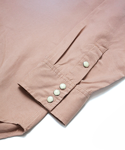 JACKROSE（ジャックローズ）の「テンセルカラーウエスタンシャツ（シャツ/ブラウス・メンズ・ベージュ/ネイビー/ピンク/ホワイト・L/M/XL）」の8枚目の写真