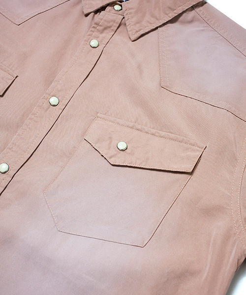 JACKROSE（ジャックローズ）の「テンセルカラーウエスタンシャツ（シャツ/ブラウス・メンズ・ベージュ/ネイビー/ピンク/ホワイト・L/M/XL）」の9枚目の写真