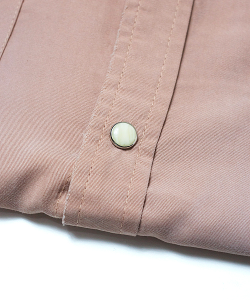 JACKROSE（ジャックローズ）の「テンセルカラーウエスタンシャツ（シャツ/ブラウス・メンズ・ベージュ/ネイビー/ピンク/ホワイト・L/M/XL）」の10枚目の写真