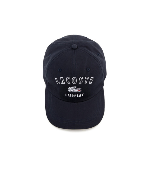 LACOSTE（ラコステ）の「刺繍入り6方キャップ（キャップ・メンズ・ネイビー/ホワイト/ワイン/カーキ/ブラック・FREE）」の9枚目の写真