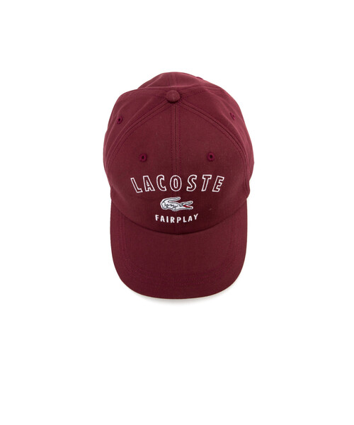 LACOSTE（ラコステ）の「刺繍入り6方キャップ（キャップ・メンズ・ネイビー/ホワイト/ワイン/カーキ/ブラック・FREE）」の11枚目の写真