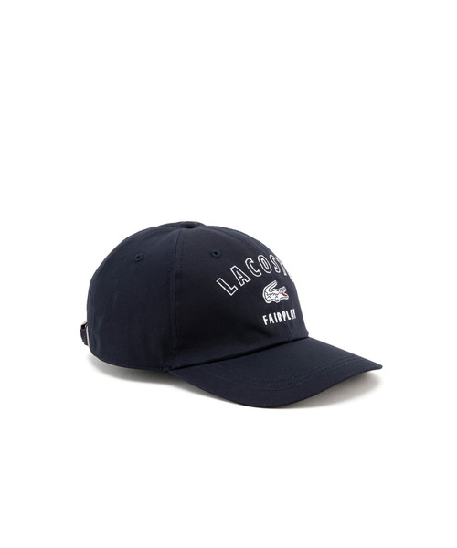 LACOSTE（ラコステ）の「刺繍入り6方キャップ（キャップ・メンズ・ネイビー/ホワイト/ワイン/カーキ/ブラック・FREE）」の4枚目の写真