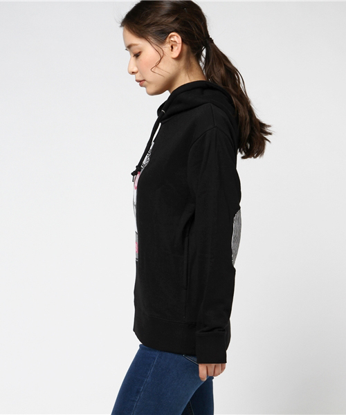 RODEO CROWNS WIDE BOWL（ロデオクラウンズワイドボウル）の「ヒッコリー スプレー缶 パーカー（パーカー・レディース・ブラック/ライトブルー/オフホワイト/トップグレー/ミント・FREE）」の8枚目の写真