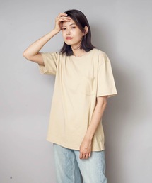 【HANES/ヘインズ】GWの旅行・レジャーに 厚手で透けない BEEFY-T ポケットTシャツ H5190 ビーフィー Tシャツ 無地 ユニセックス ヘビーウェイト