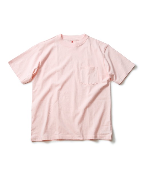 HANES(ヘインズ)の「【HANES】BEEFY-T ポケットTシャツ H5190/ヘインズ/ビーフィー/Tシャツ 無地/ユニセックス ヘビーウェイト(Tシャツ/カットソー・メンズ・ネイビー/ブラック/グレー/ホワイト/ベージュ/ライトピンク/レッド/ライトブルー/チャコールグレー/ダークパープル/ダークグリーン/カーキ/イエロー/レッド系その他/ブルー/グリーン/スミクロ/ライトベージュ・SMALL/LARGE/MEDIUM/X-LARGE/X-SMALL)」の16枚目の写真