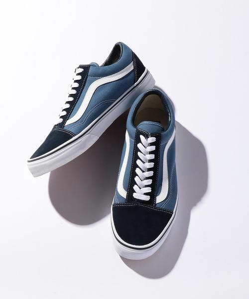 VANS(バンズ)の「<VANS(バンズ)> OLD SKOOL/スニーカー ◆(スニーカー・メンズ・ネイビー/ブラック・10/9/9h/8h/8/7h)」の1枚目の写真