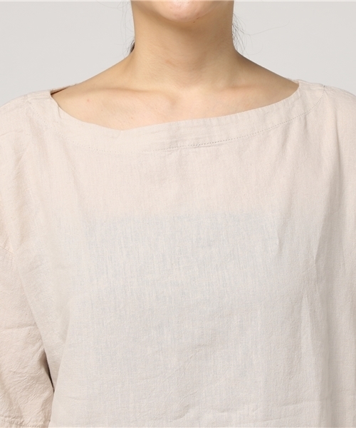 LBC（エルビーシー）の「リネンサックワンピース     （ワンピース・レディース・ライトグレー/イエロー/ネイビー・MEDIUM/LARGE）」の7枚目の写真