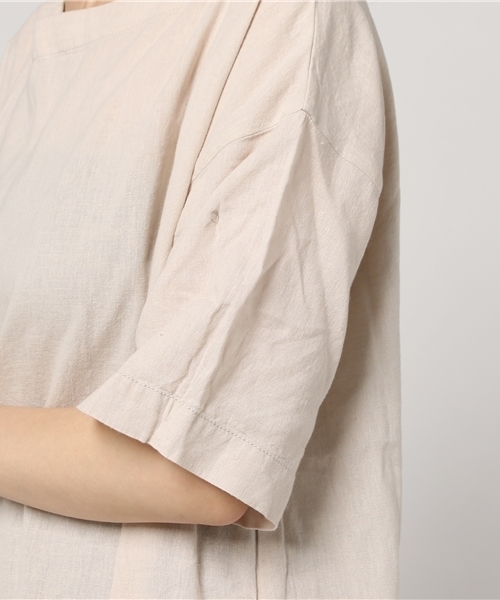 LBC（エルビーシー）の「リネンサックワンピース     （ワンピース・レディース・ライトグレー/イエロー/ネイビー・MEDIUM/LARGE）」の8枚目の写真