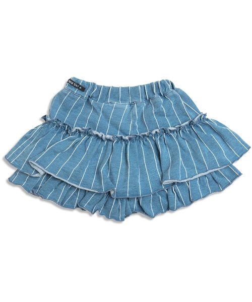 BREEZE（ブリーズ）の「裾フリルショートパンツ（その他パンツ・キッズ・ネイビー/サックスブルー・100/120/140/90/80/130/110）」の2枚目の写真