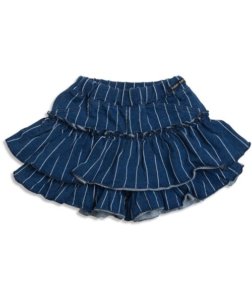 BREEZE（ブリーズ）の「裾フリルショートパンツ（その他パンツ・キッズ・ネイビー/サックスブルー・100/120/140/90/80/130/110）」の5枚目の写真