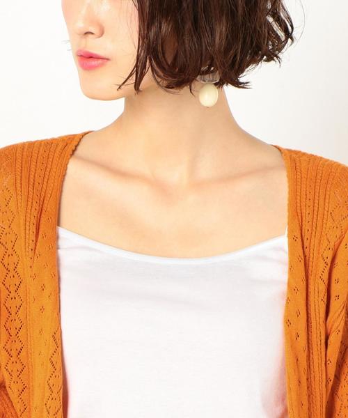 Another Edition（アナザーエディション）の「アイレットボレロ ◆（カーディガン/ボレロ・レディース・オフホワイト/オレンジ・FREE）」の8枚目の写真