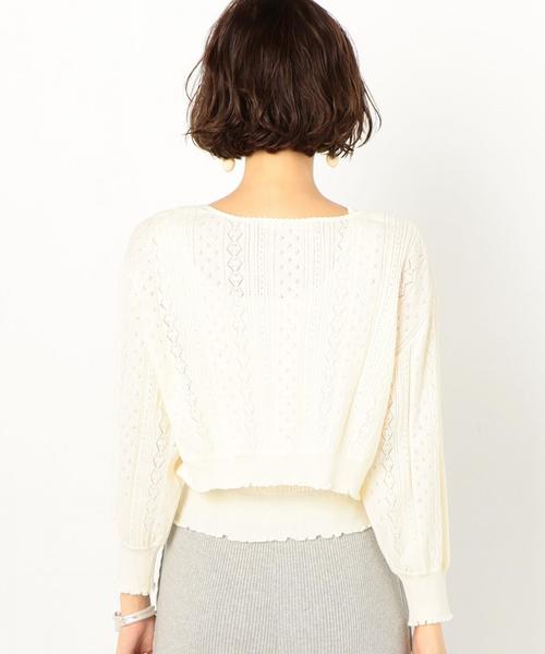 Another Edition（アナザーエディション）の「アイレットボレロ ◆（カーディガン/ボレロ・レディース・オフホワイト/オレンジ・FREE）」の12枚目の写真