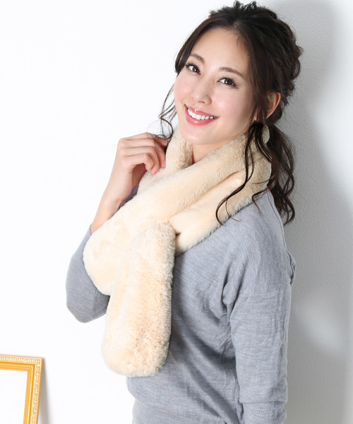 フェイクファーマフラー（マフラー）｜sankyo shokai（サンキョウ