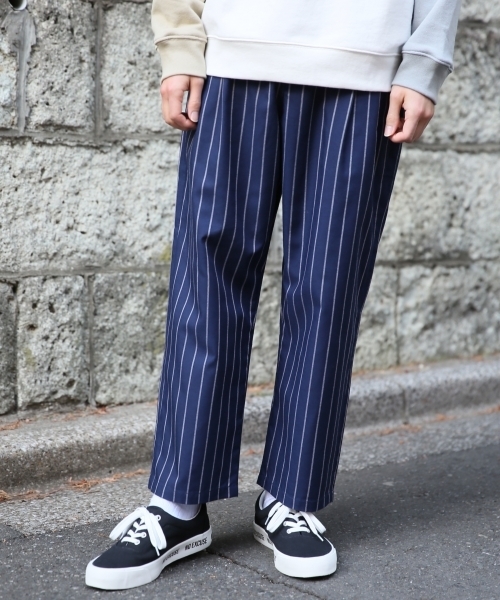 RAGEBLUE(レイジブルー)の「TR柄ワイドパンツSS/781478(その他パンツ・メンズ・ベージュ/グレー/ブルー系その他/ベージュ系その他・MEDIUM/LARGE/SMALL)」の4枚目の写真