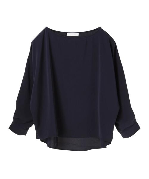 AMERICAN HOLIC（アメリカンホリック）の「ドルマン袖タックブラウス（シャツ/ブラウス・レディース・イエロー/オフホワイト/ネイビー/グレイッシュベージュ・FREE）」の15枚目の写真