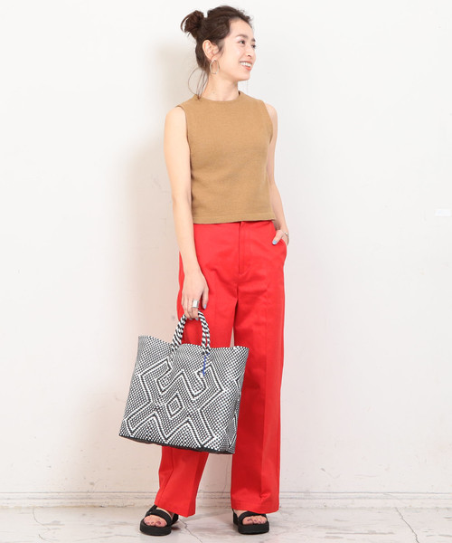 Beauty&Youth UNITED ARROWS コットンチノフレアパンツ BEAUTY&YOUTH UNITED ARROWS（ビューティーアンドユース