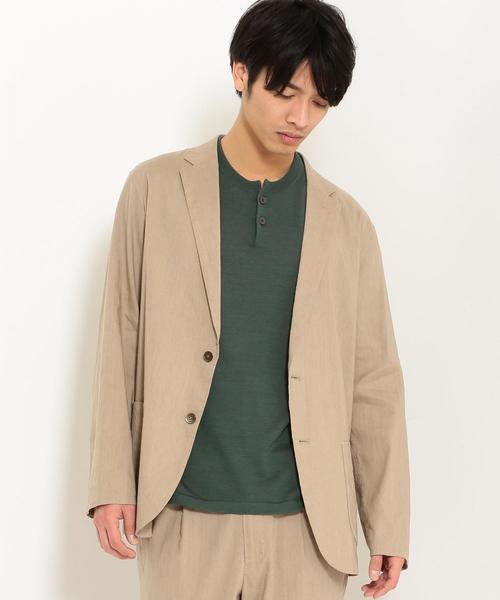 グリーンレーベルリラクシング　麻ジャケット　テーラードジャケット　新品未着用 green label relaxing ジャケット テーラードジャケット 「size