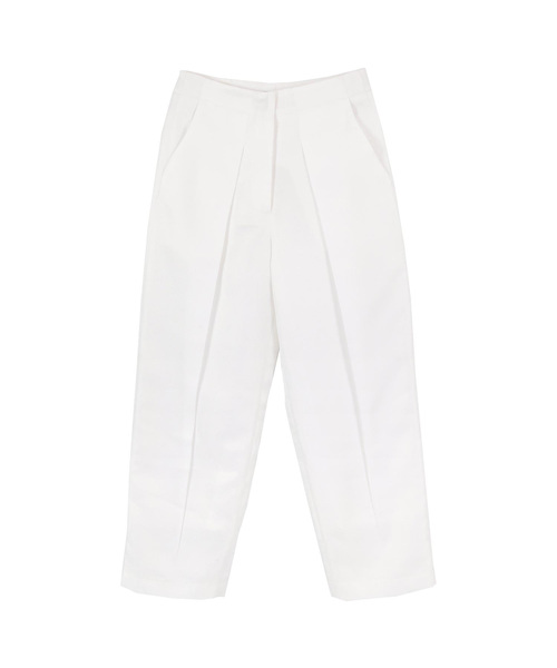 titivate（ティティベイト）の「フロントタックバレルパンツ（その他パンツ・レディース・ホワイト/ベージュ/ネイビー/グリーン・L/M/S）」の6枚目の写真